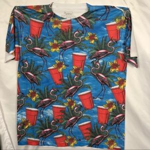 Flamingo Red Solo Cup Spencer’s t-shirt Large